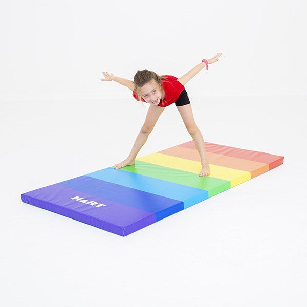 Rainbow Gym Mat CERTIFIED 180cml x 90cmW x 5cmH