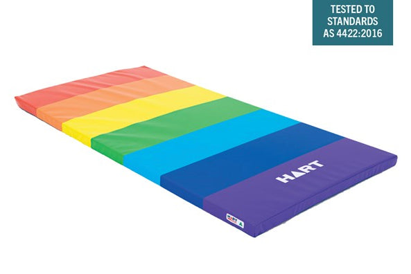 Rainbow Gym Mat CERTIFIED 180cml x 90cmW x 5cmH