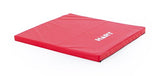 Small Red Softfall Mat CERTIFIED 90cmL x 90cmW x 5cmH