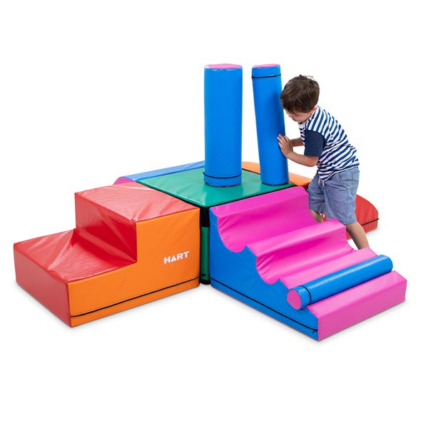 Log Rolling Mountain Camp Softplay Set 8pcs