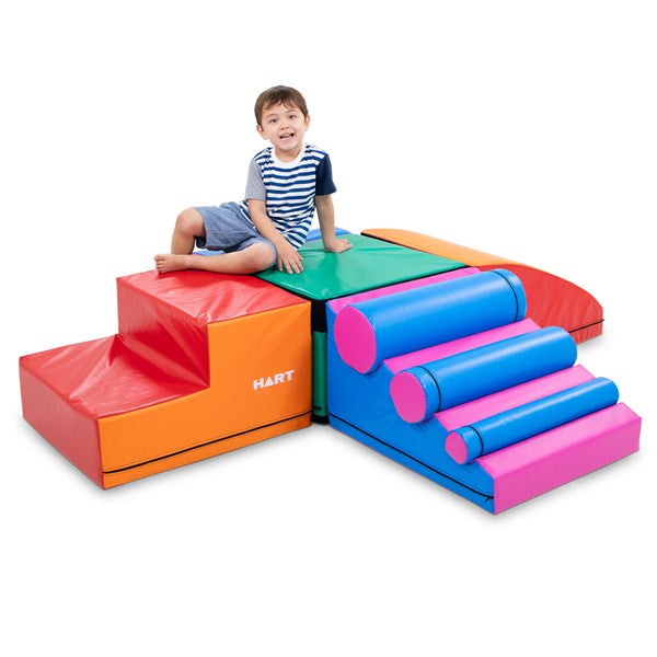 Log Rolling Mountain Camp Softplay Set 8pcs