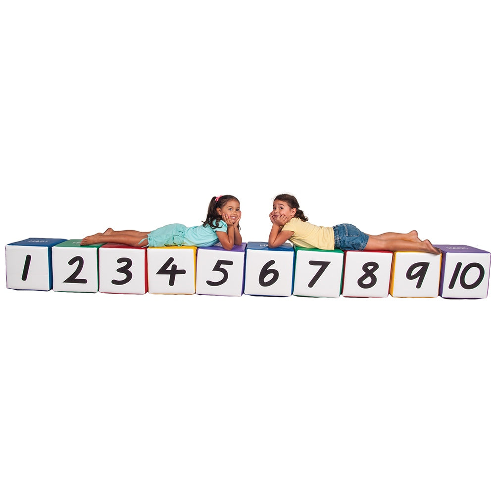 Numberered Cubes Set 10pcs