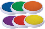 Large Paint Stamper Pads 16cm Set of 6