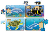 Ocean Life Puzzle Set of 4
