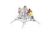 Commercial Grade Armed (Steel Core) Rope Net Pyramid Structure - 2mH x 2.3mW