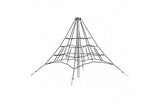 Commercial Grade Armed (Steel Core) Rope Net Pyramid Structure - 2mH x 2.3mW