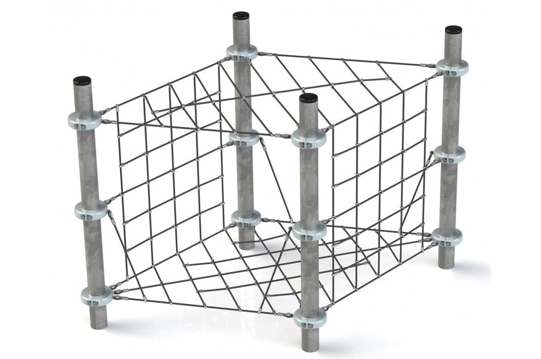 Commercial Grade Armed (Steel Core) Rope Structure - CUBE