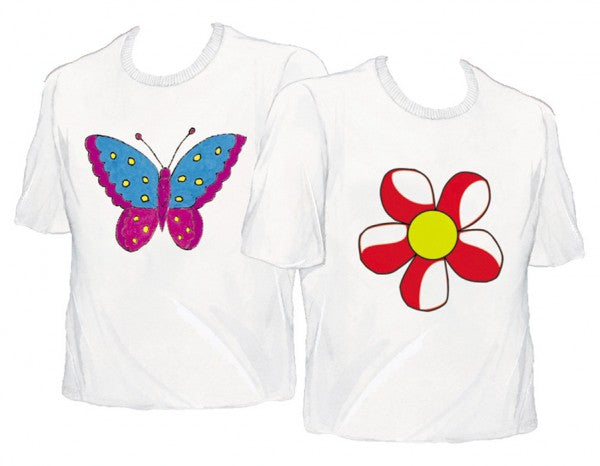 White Cotton T-Shirt Large Size 14-16