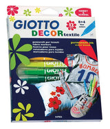 Giotto Fabric Markers 12pcs