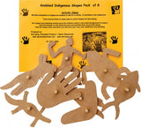 Indigenous Knobbed Shapes Set 8pcs
