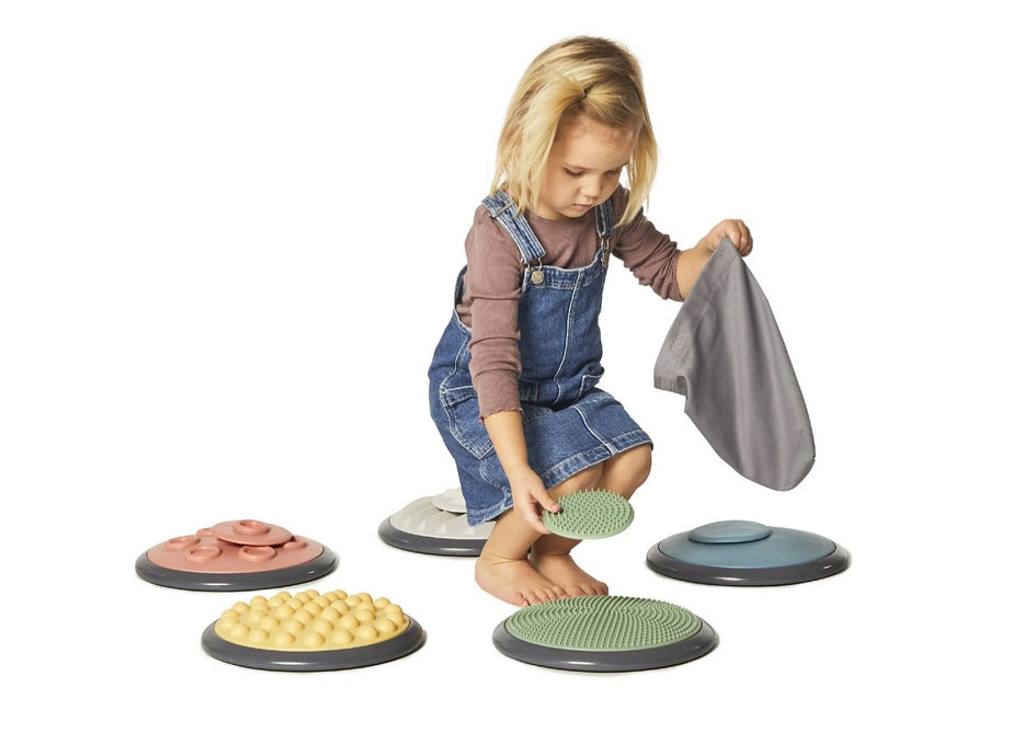 Hands and Feet Tactile Discs Set in Carry Bag 10pcs