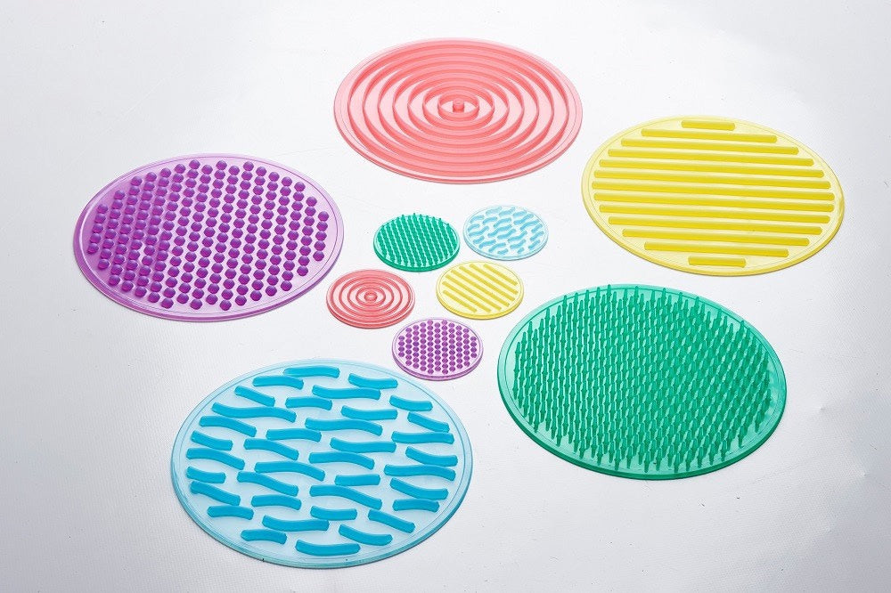 Translucent Silicone Sensory Circles Set 10pcs