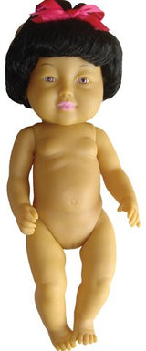 Netta Asian Girl Doll With Hair 42cm