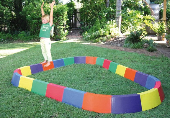 Rainbow Balance Beams Curved and Straight Set 24pcs