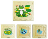 Life Cycle of the Frog 4 Layer Puzzle 21pcs
