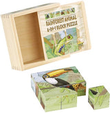 Block Puzzles Rainforest Animals 9pcs