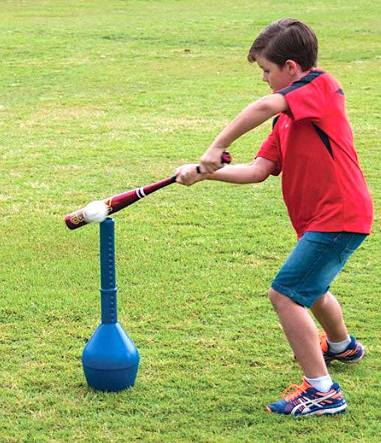 Swing Back Batting Trainer for Kids – Resetting Practice Stand