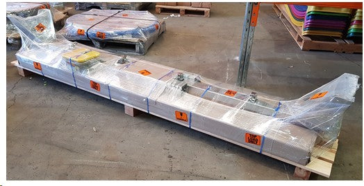 Commercial Grade Birds Nest Swing FRAME Galvanized Steel Top Bar With Timber Legs 115 x115