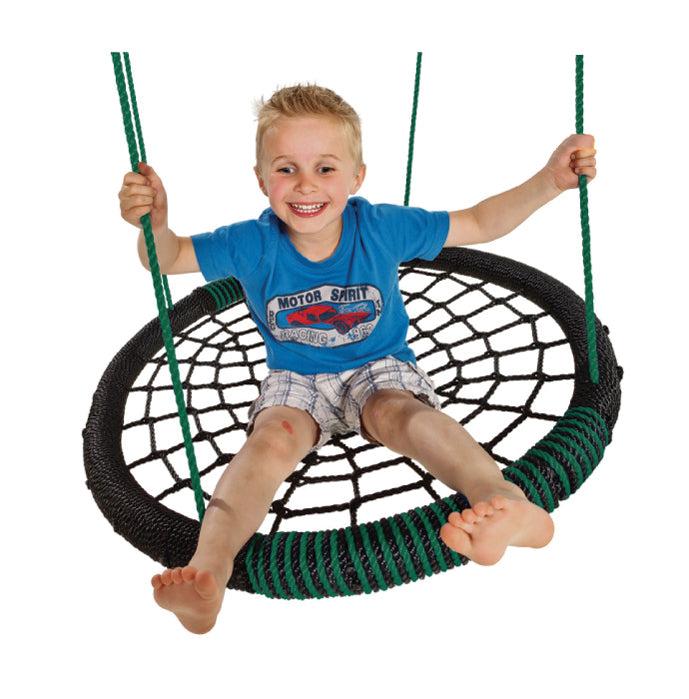 Oval Nest Swing Black/Green