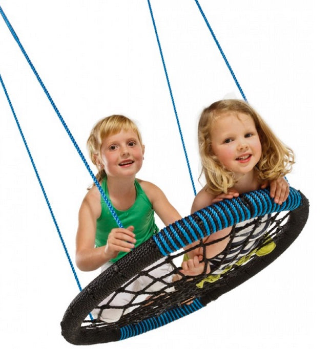Oval Nest Swing Black/Blue