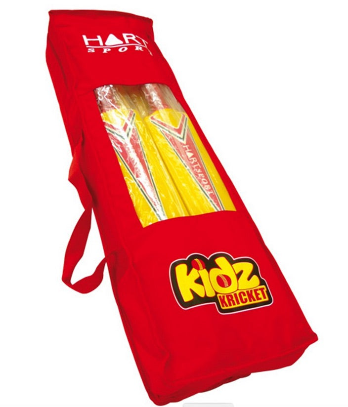 Kids Cricket Set Yellow with Carry Bag