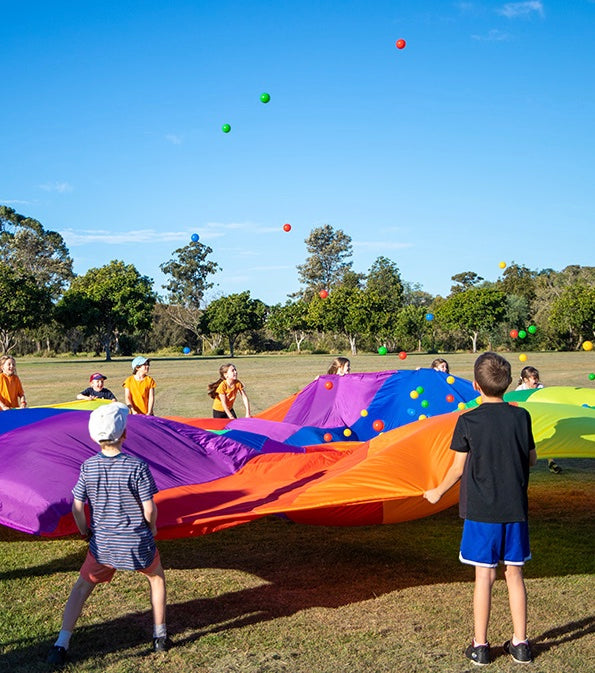 Jumbo Parachute 6mt Diameter with 18 Handles