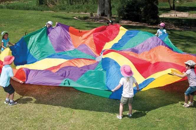Jumbo Parachute 6mt Diameter with 18 Handles