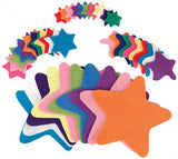 Felt Stars Mix 60pcs