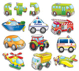 Transport Puzzle Set of 10
