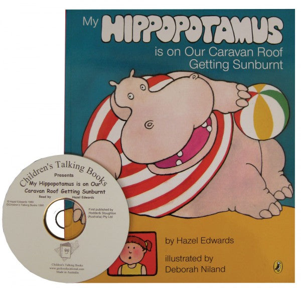 My Hippopotamus On Our Caravan Getting Sunburnt CD and Book