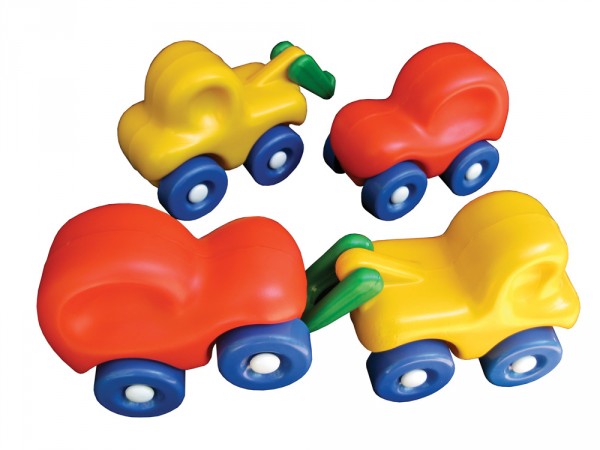 2 Contour Cars and 2 Contour Tow Trucks