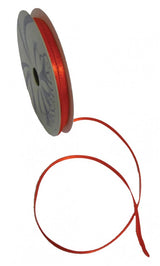 Satin Ribbon Red 3mm x 25m