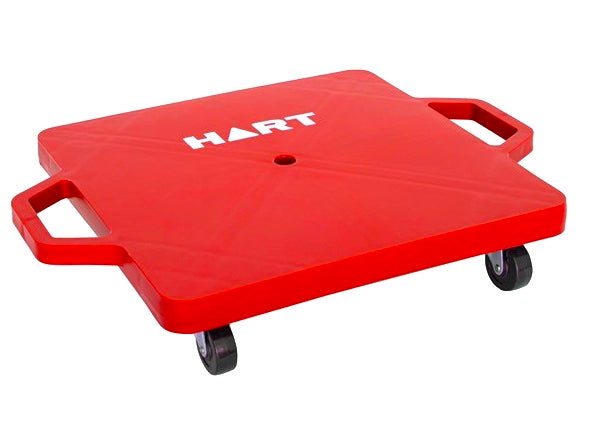 Scooter Board Large With Safety Handles RED 40cm x 40cm