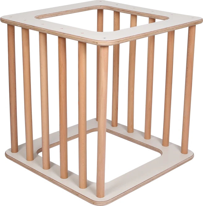 Birch Ply Cubic Climber with Square Window