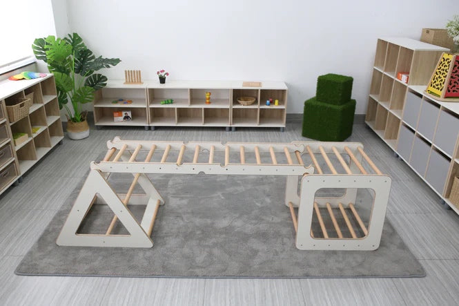 Birch Ply Cubic Climber with Square Window