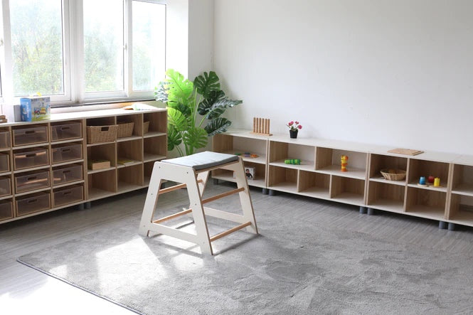 Birch Ply Trapezium Platform Trestle