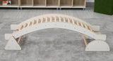 Birch Ply Arched Bridge with Small Triangular and Arched Climbers 3pcs
