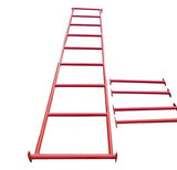 Monkey Bar 3mL x 60cmW with Step Up Bars RED