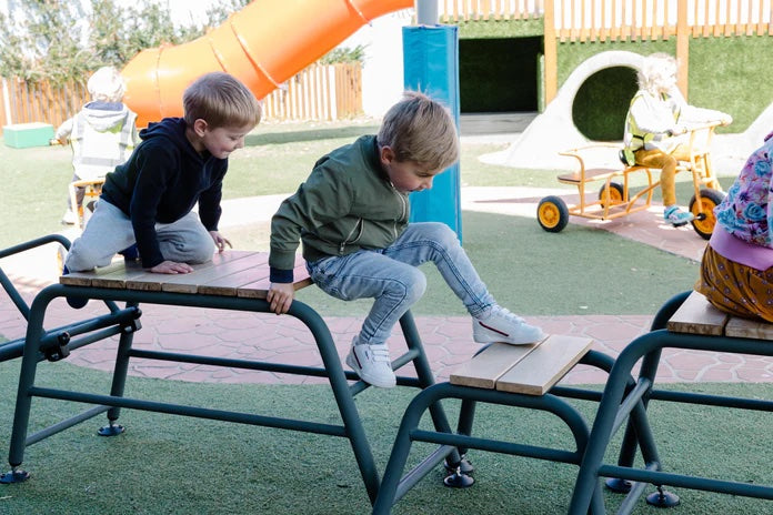 Climbing Trestle with Platform