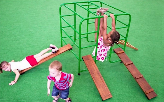 Giant Aluminium Block, Ladder and Walkboards Set 5pcs – Edu-21