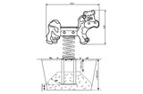 Cow Spring Rocker - In Ground Anchor