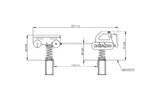 Bulldozer and Trailer Spring Rocker Set - In Ground Anchors