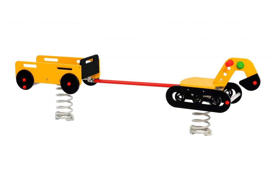 Excavator and Trailer Spring Rocker Set - In Ground Anchors