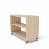 Maple Laminate Open Shelving Unit 2 Shelf 105cmW x 45.5cmD x 80cmH