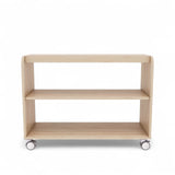 Maple Laminate Open Shelving Unit 2 Shelf 105cmW x 45.5cmD x 80cmH