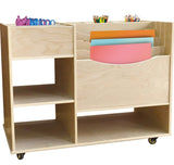 Birch Ply Mobile Art and Craft Cabinet
