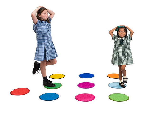 Rainbow Carpet Discs Set of 10