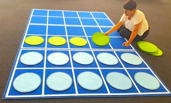 Ten Frames Carpet 3m x 2m With 20 Round Carpet Discs