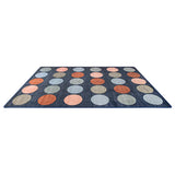 Colours of Australia 30 Circles Placement Carpet 3m x 2m