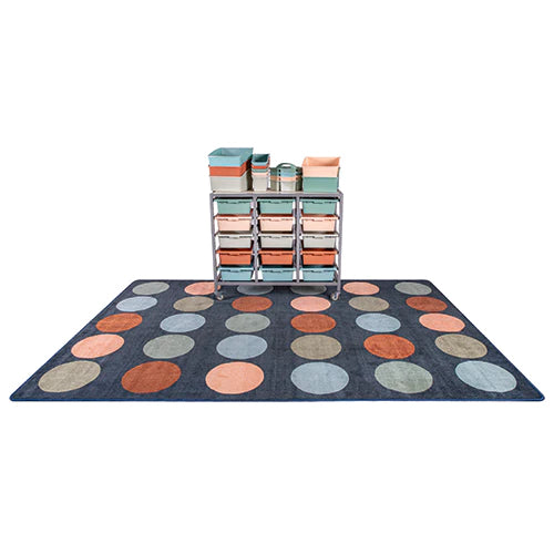 Colours of Australia 30 Circles Placement Carpet 3m x 2m